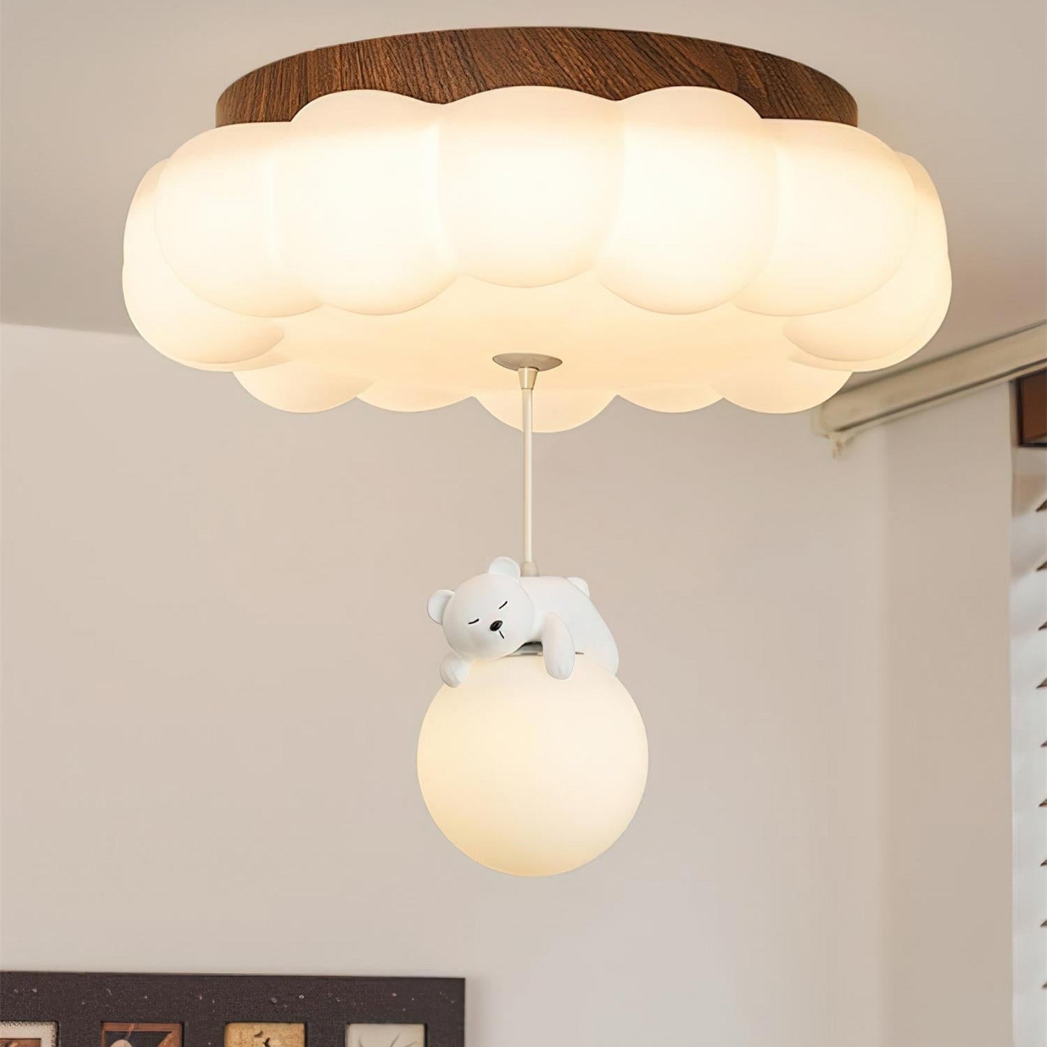 Quen Cute Cake Bear Ceiling Light - Neutralighting