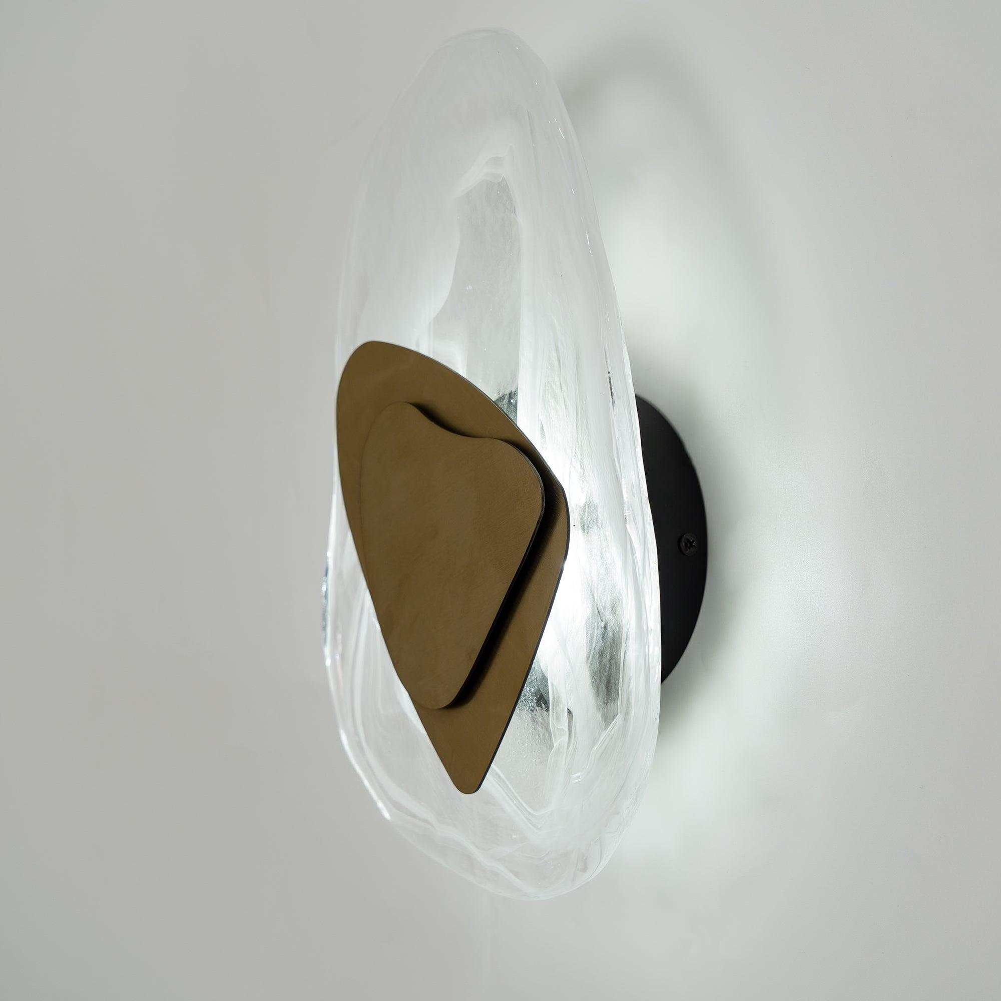 Beatrice Artistic Black Glass Wall Lamp - Neutralighting