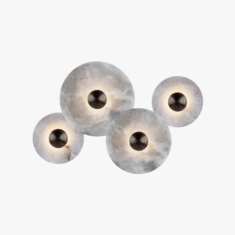Cryn Alabaster Combination Wall Lamp