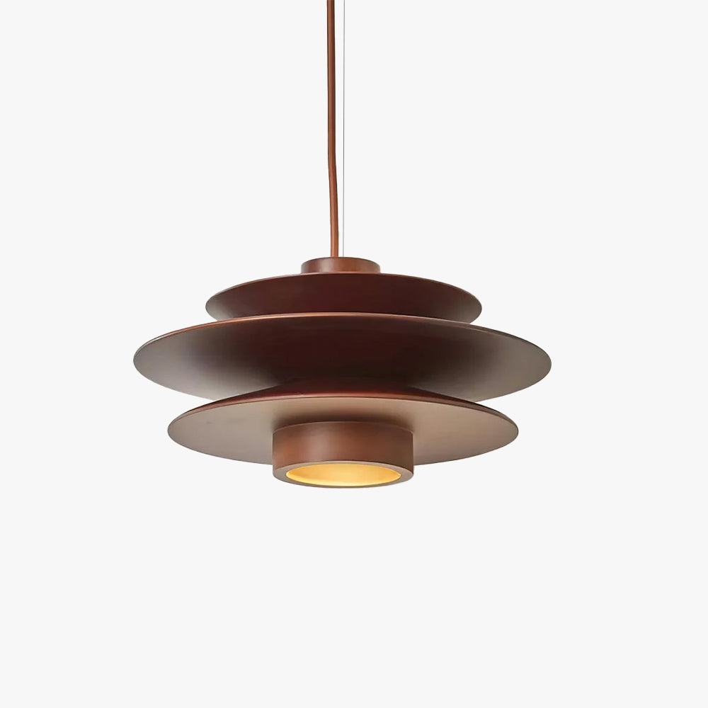 Axis Mid Century Walnut Pendant Light - Neutralighting