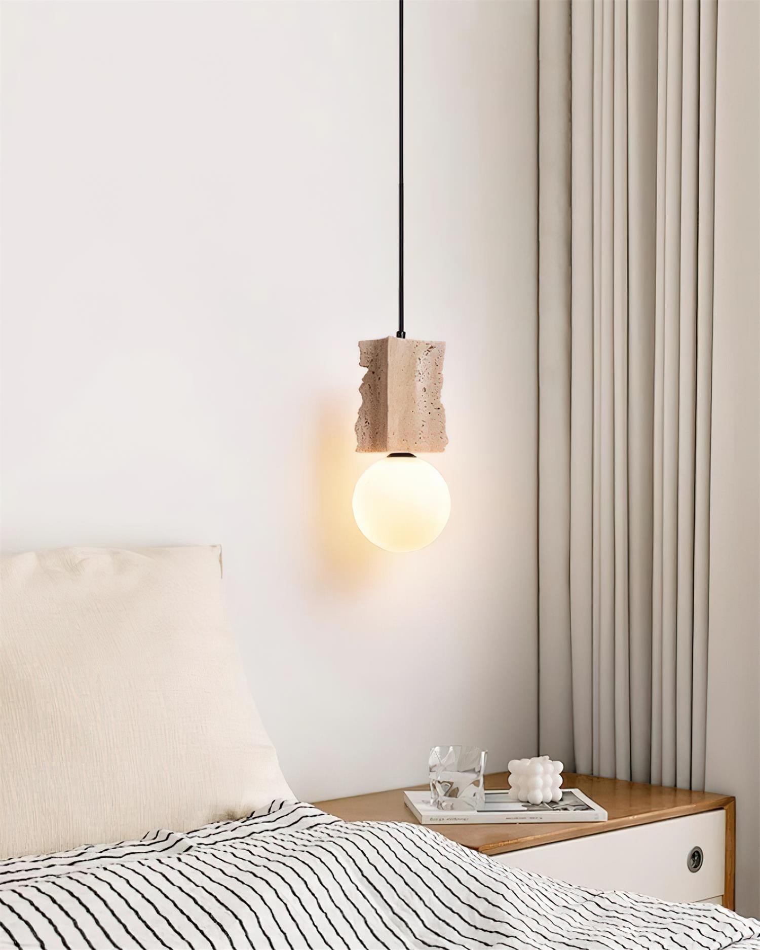 Ritta Irregulate Pendant Light Travertine - Neutralighting