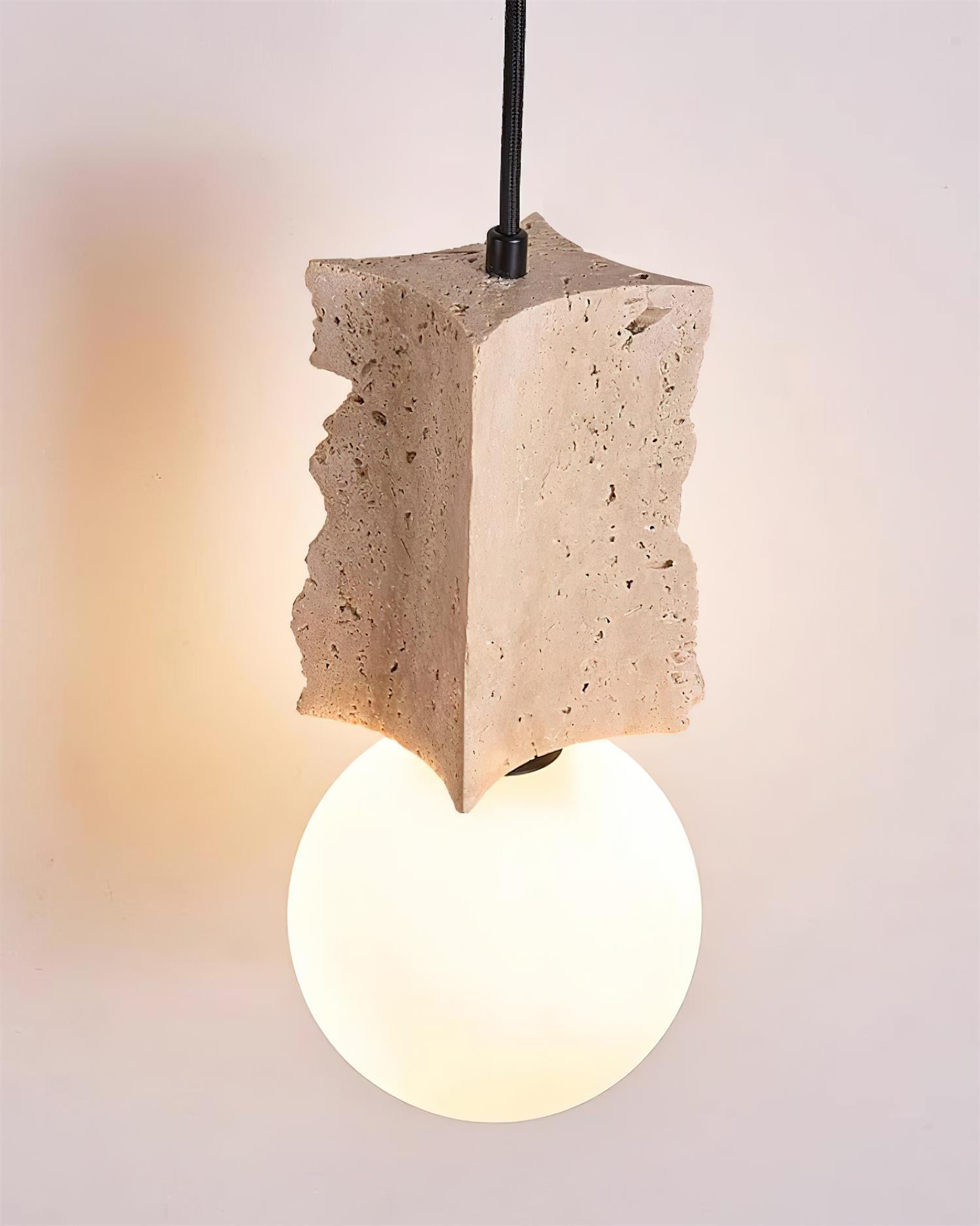 Ritta Irregulate Pendant Light Travertine - Neutralighting