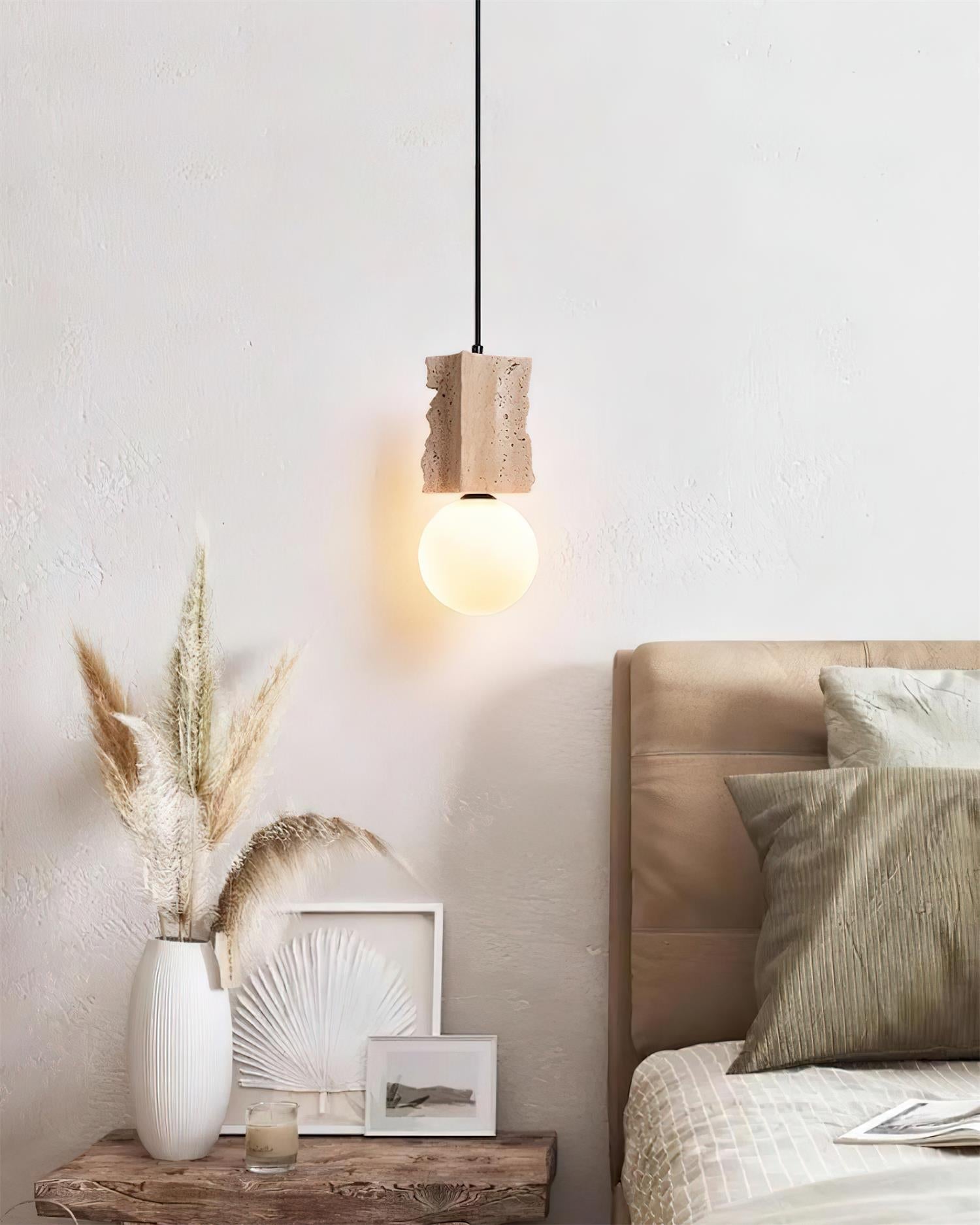 Ritta Irregulate Pendant Light Travertine - Neutralighting