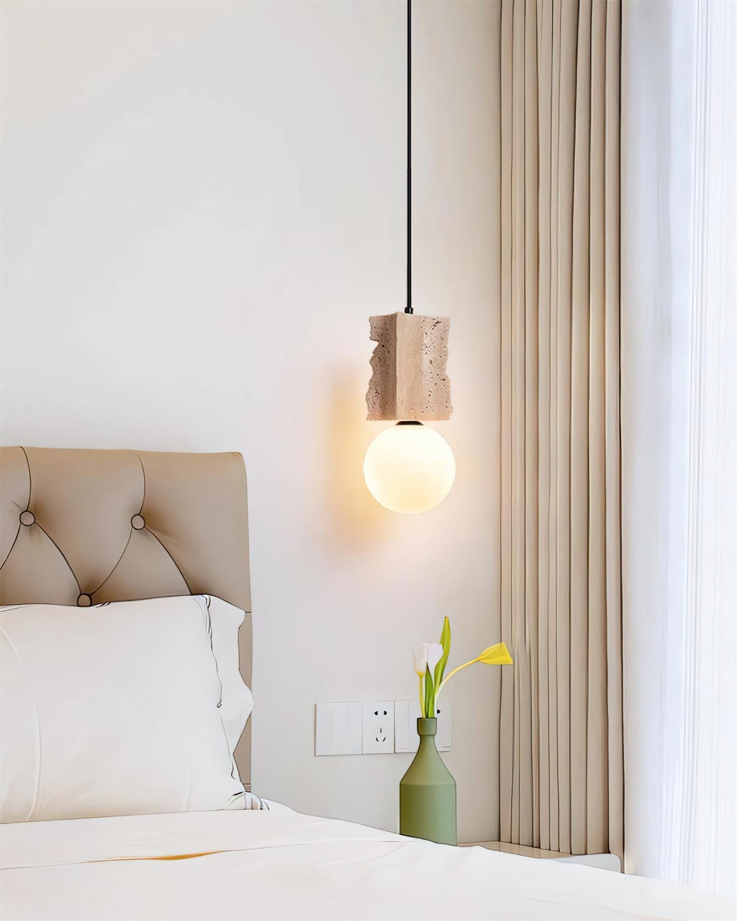 Ritta Irregulate Pendant Light Travertine - Neutralighting