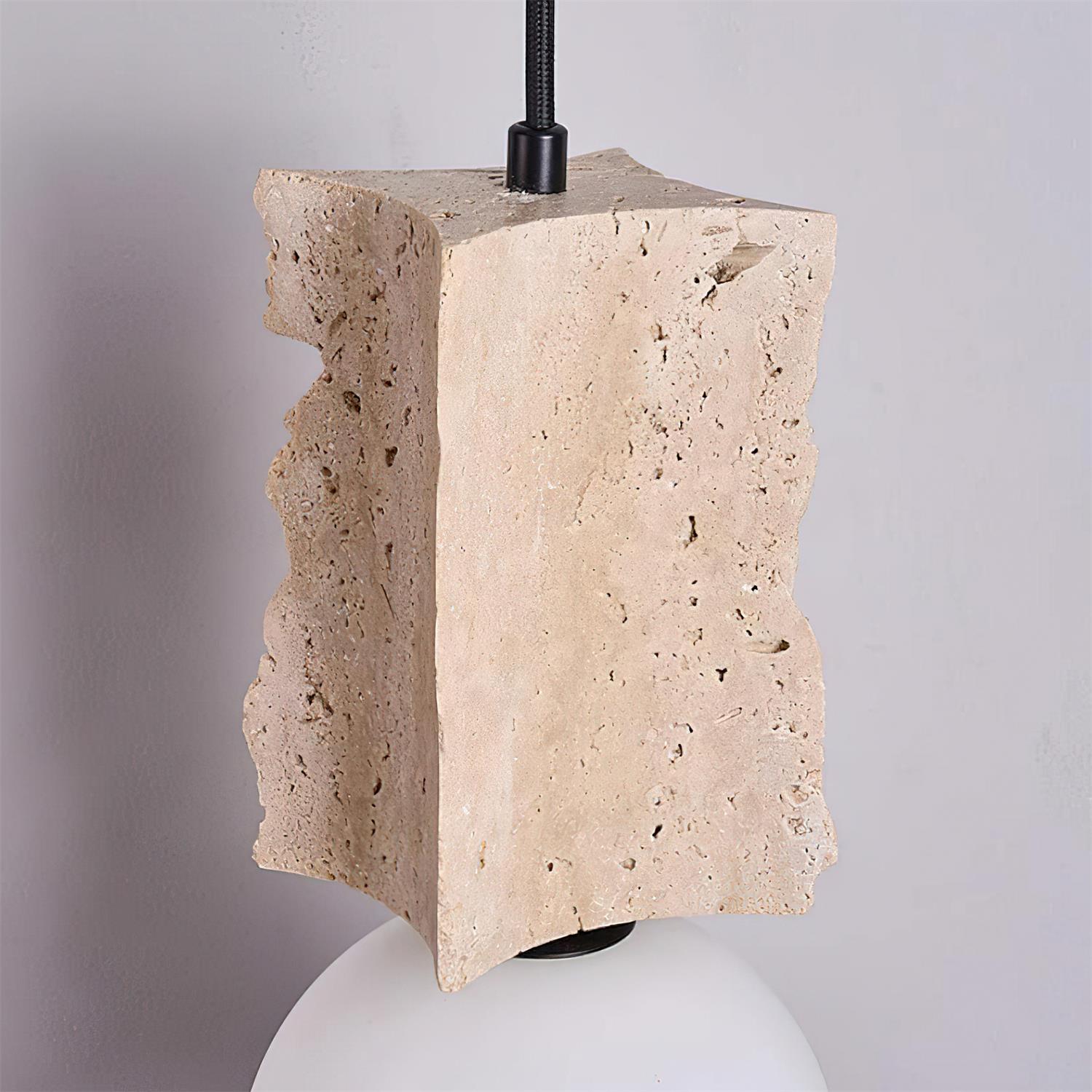 Ritta Irregulate Pendant Light Travertine - Neutralighting