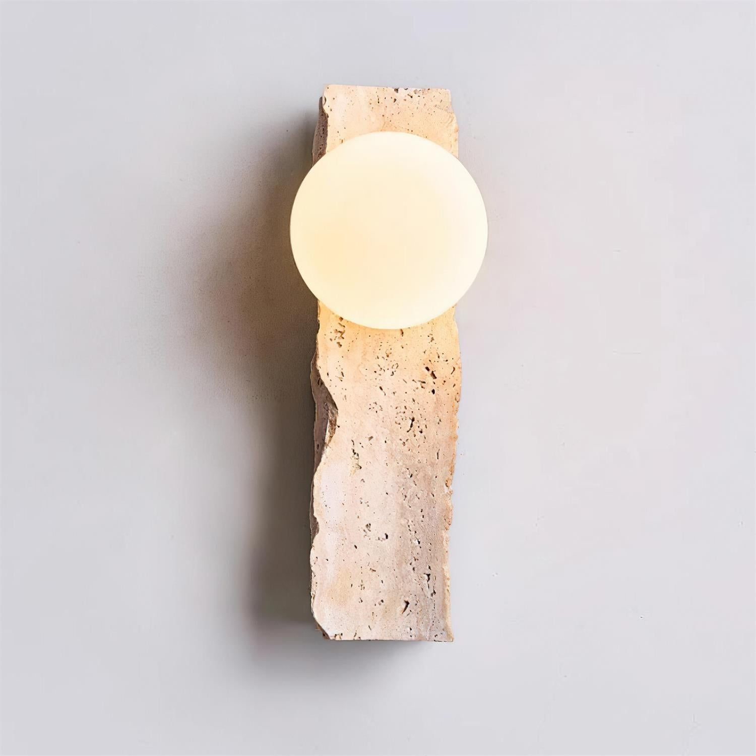 Obrio Travertine Wall Lamp - Neutralighting