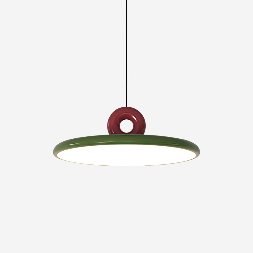 Pendant Lamp Acrylic Disc with Loop Detail Ambient Minimalist - Neutralighting
