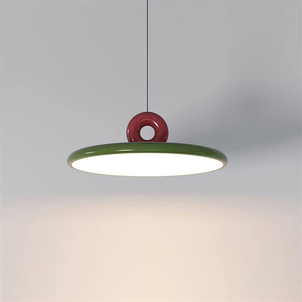 Pendant Lamp Acrylic Disc with Loop Detail Ambient Minimalist - Neutralighting