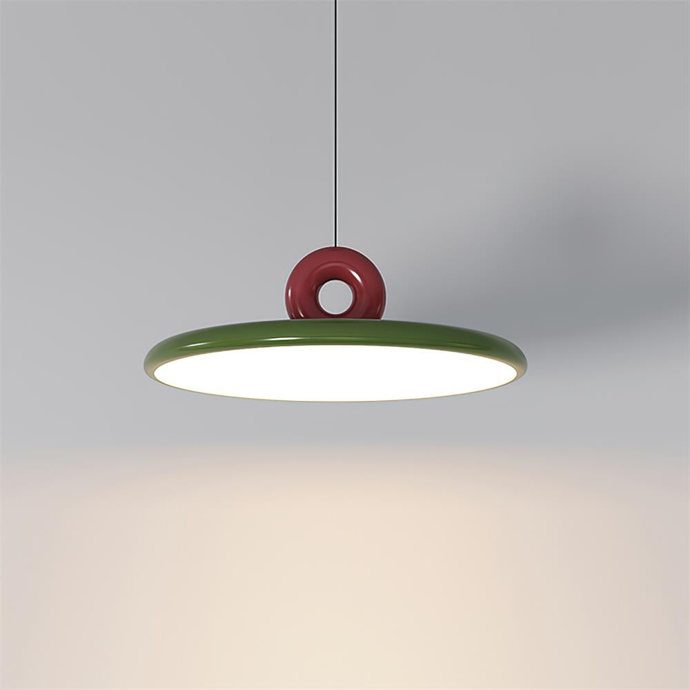 Pendant Lamp Acrylic Disc with Loop Detail Ambient Minimalist - Neutralighting
