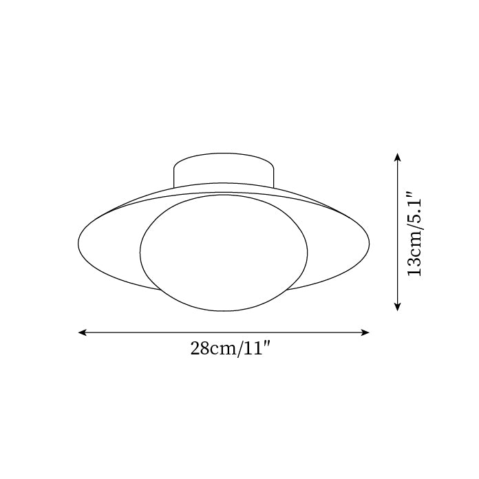 Verdora Green Flush Mount Ceiling Light - Neutralighting