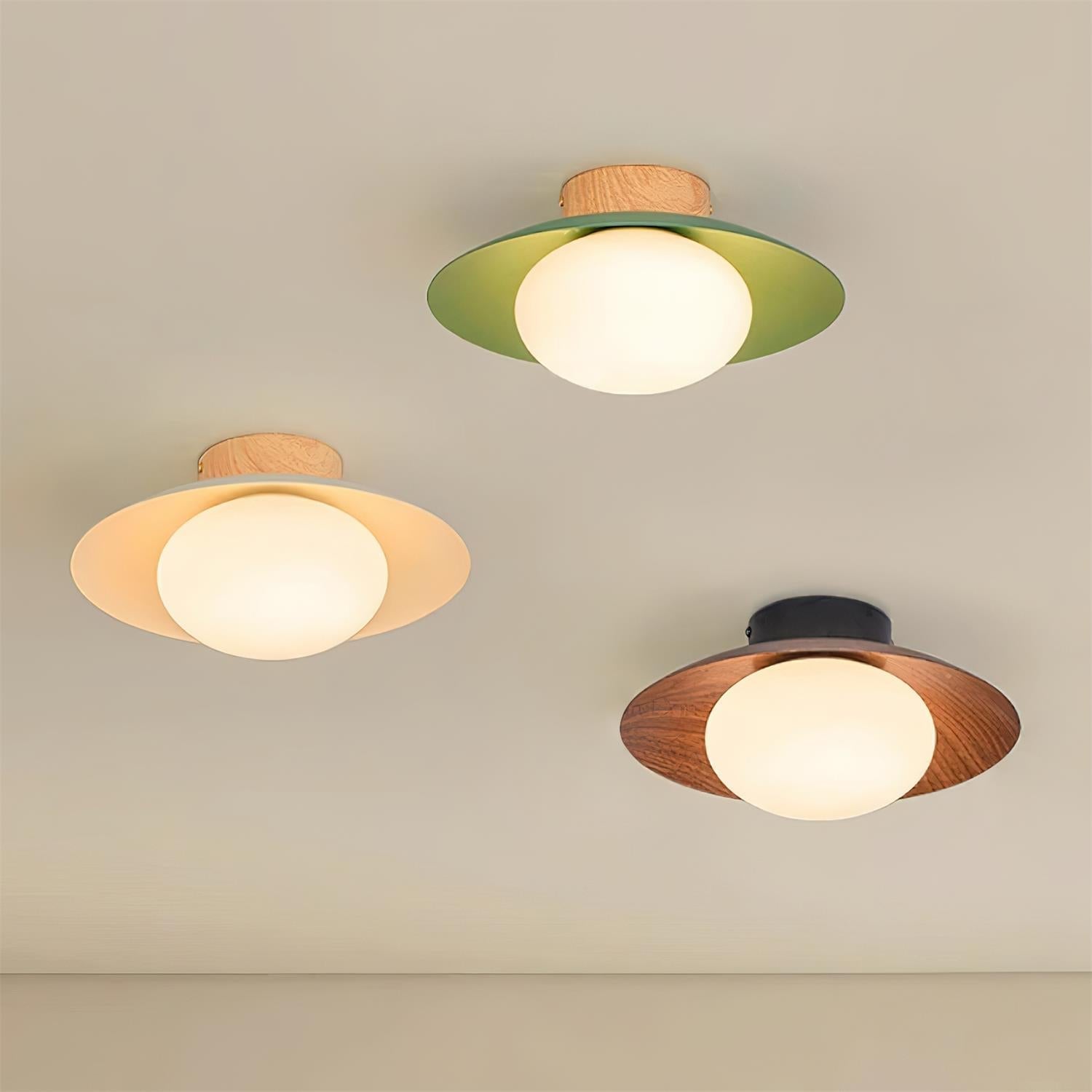Verdora Green Flush Mount Ceiling Light - Neutralighting