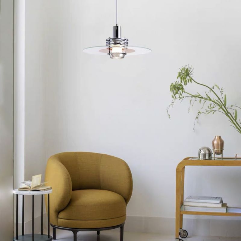 Valentina Minimalism LED Pendant Light Metal/Glass/Acrylic Bedroom - Neutralighting