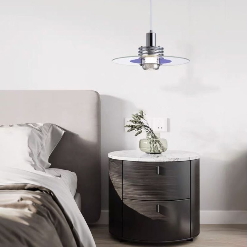 Valentina Minimalism LED Pendant Light Metal/Glass/Acrylic Bedroom - Neutralighting