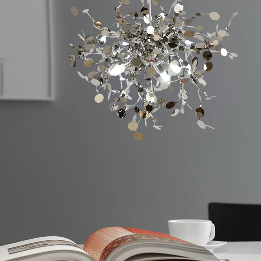 Olivia Artsy Classy Cluster Fireworks Pendant Light, Stainless steel - Neutralighting