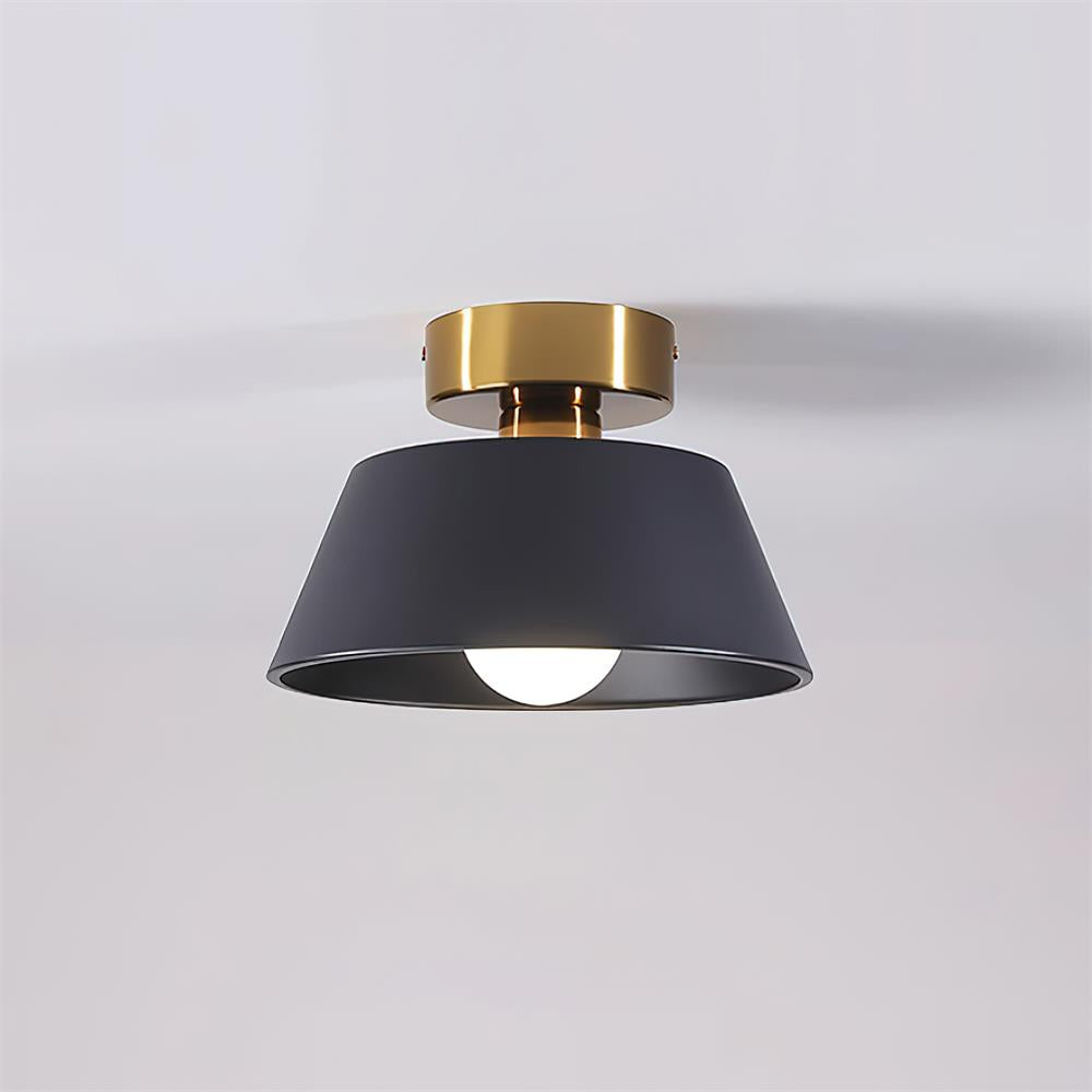 Ceiling Light Metal Canopy Modern Flush Mount Fixture Minimalist - Neutralighting