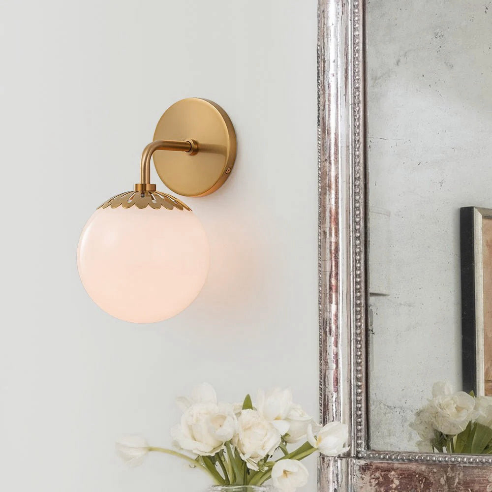 Valentina Globe Glass Wall Lamp - Neutralighting