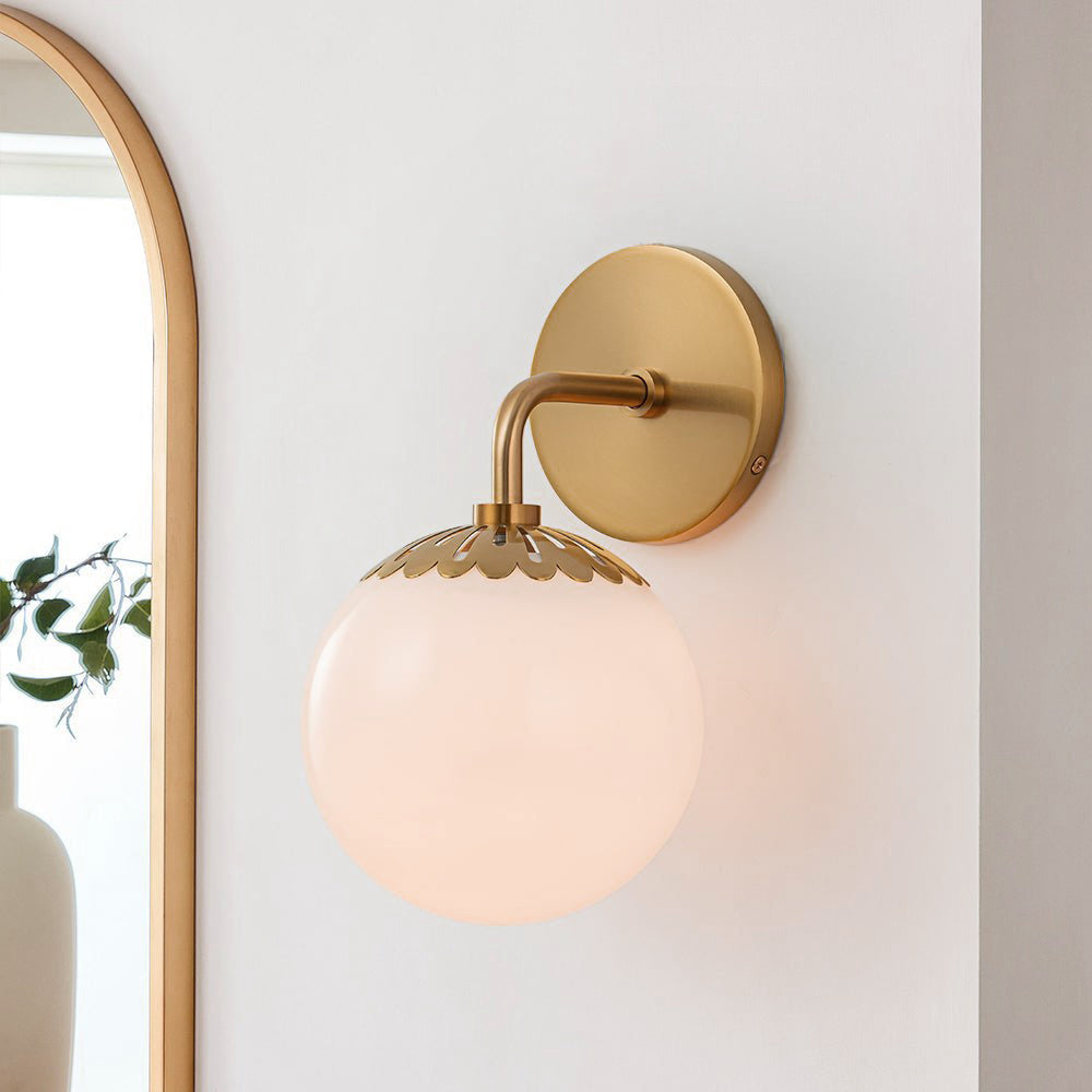 Valentina Globe Glass Wall Lamp - Neutralighting