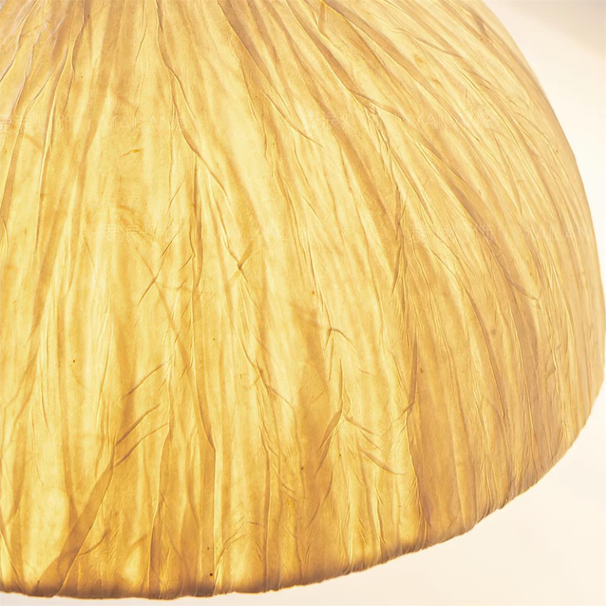 Wall Lamp Rice Paper Shade Wood Arm - Neutralighting