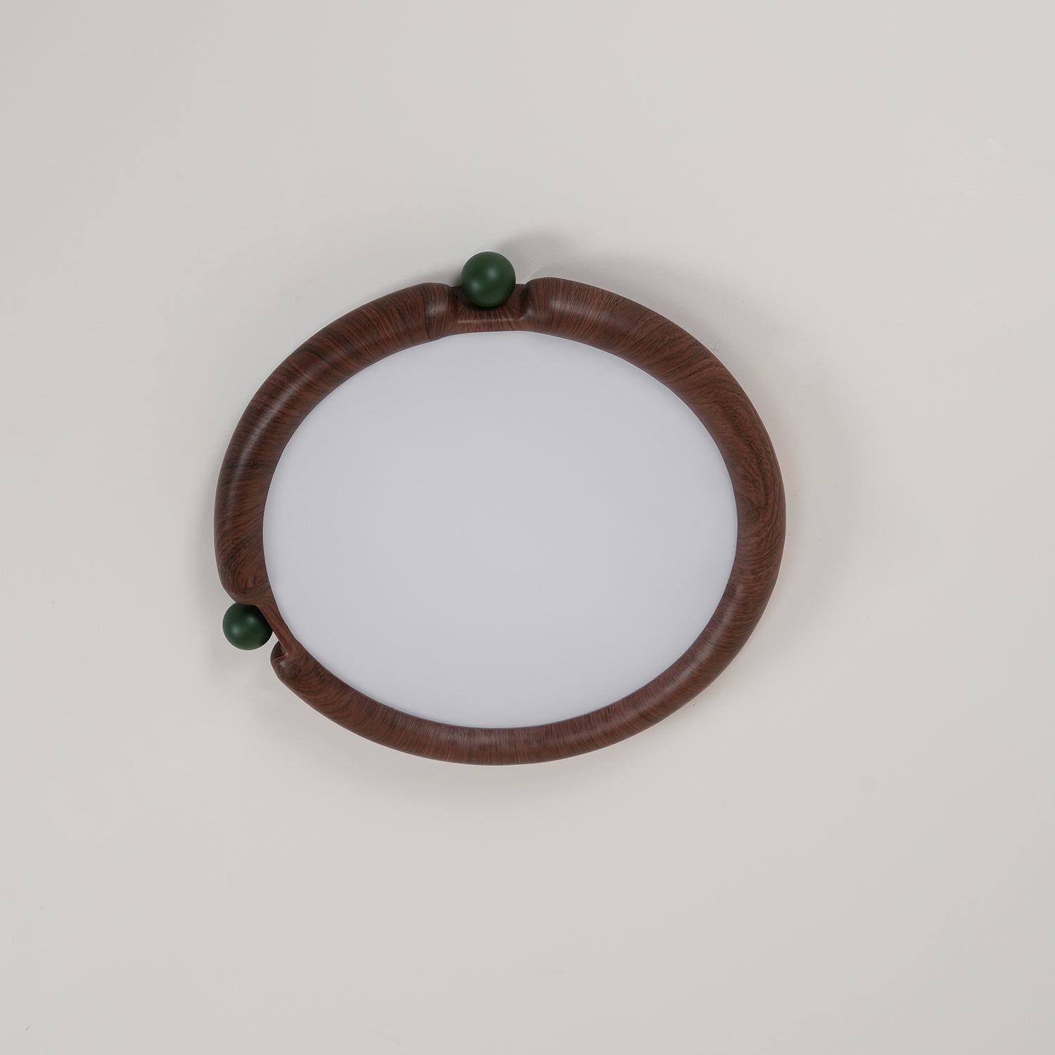 Ceiling Light Round Panel Walnut A/B Model - Neutralighting