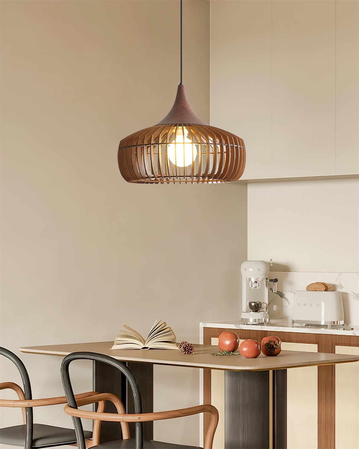 Zivora Natural Bamboo Rattan Pendant Light - Neutralighting