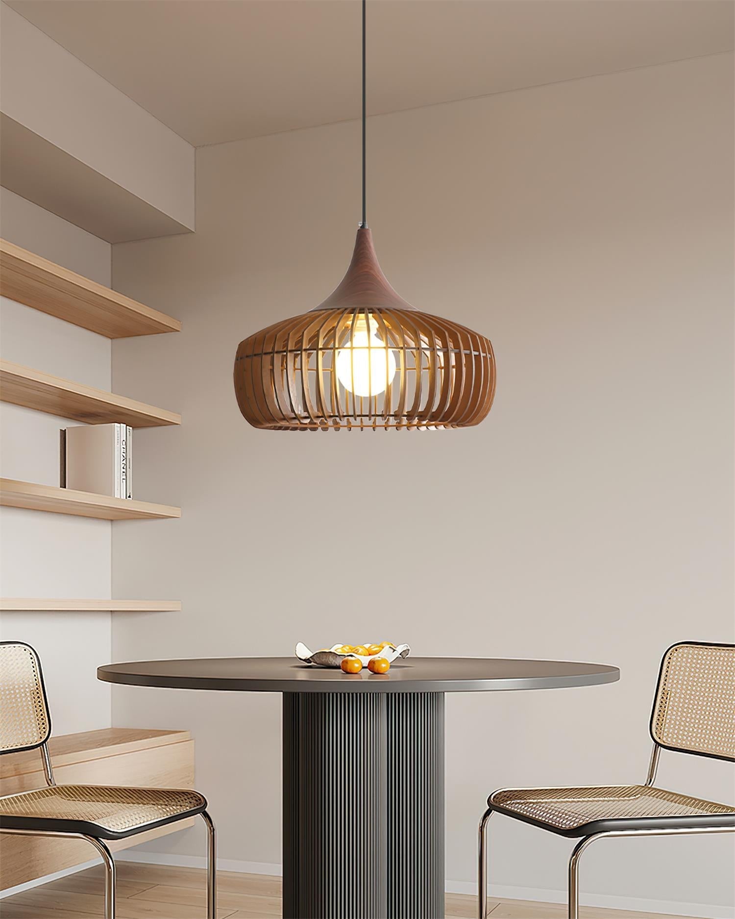 Zivora Natural Bamboo Rattan Pendant Light - Neutralighting