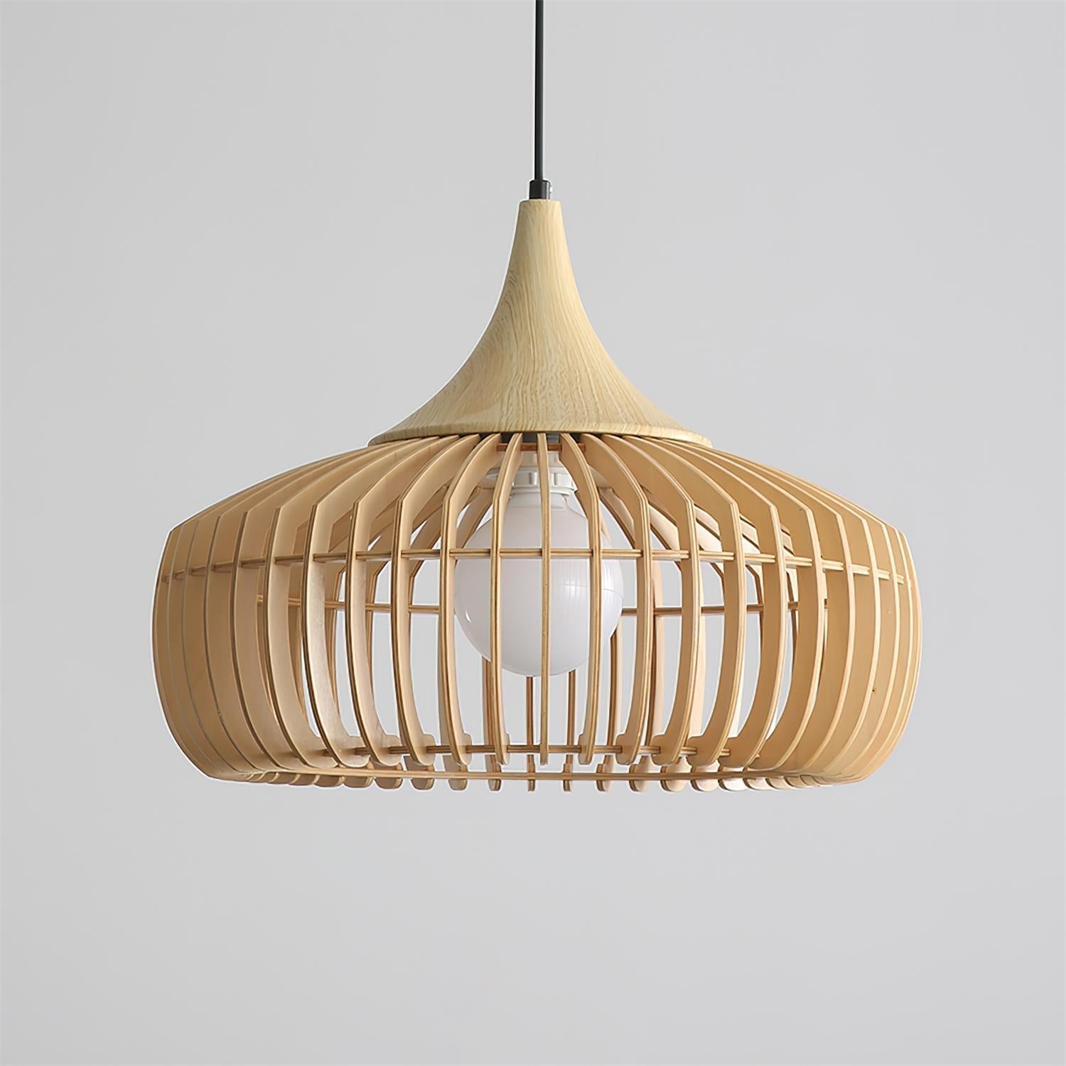 Zivora Natural Bamboo Rattan Pendant Light - Neutralighting