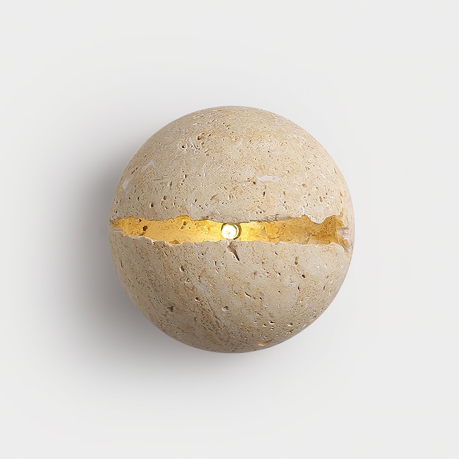 Dinosaur Egg Travertine Wall Lamp - Neutralighting
