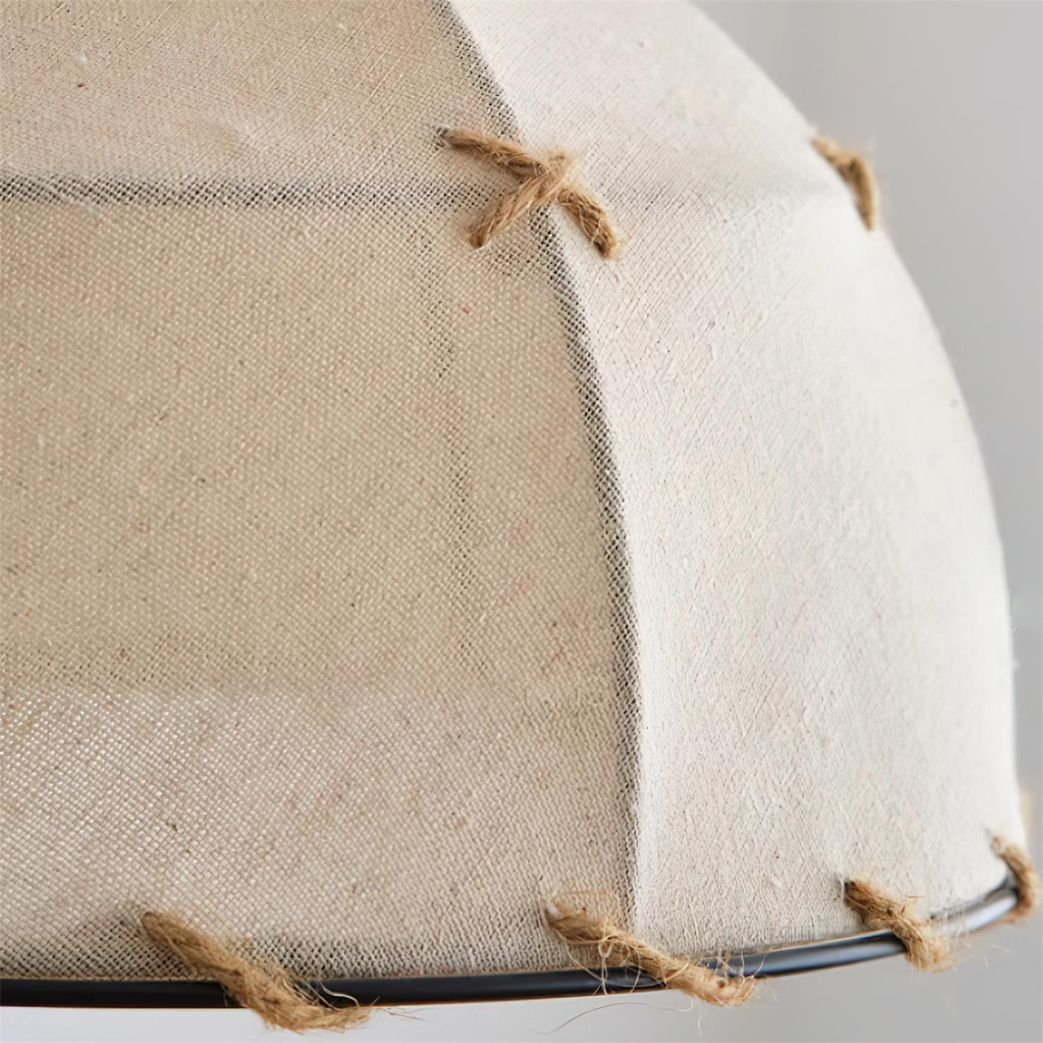 Pendant Light Fabric Dome Shade Vintage Minimalist Soft Glow - Neutralighting