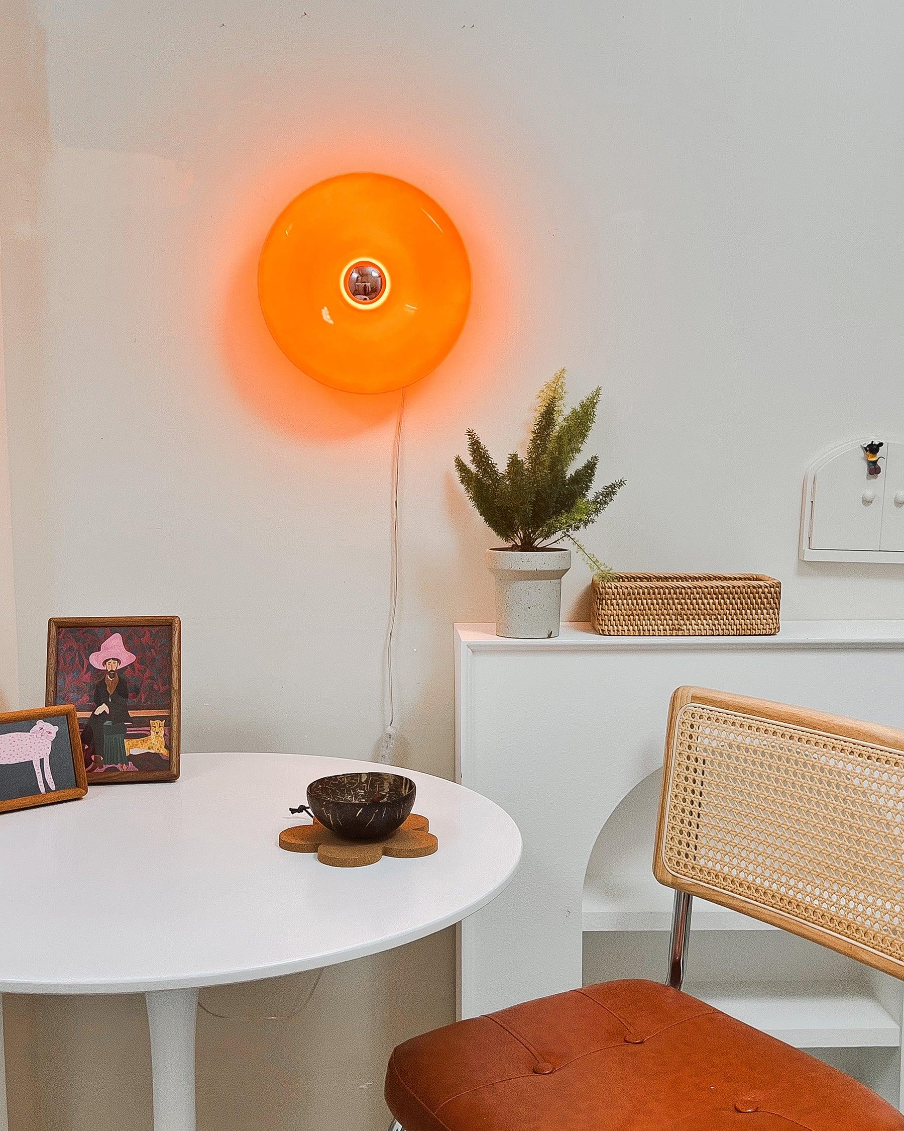 Donuts Retro Orange Wall Lamp - Neutralighting