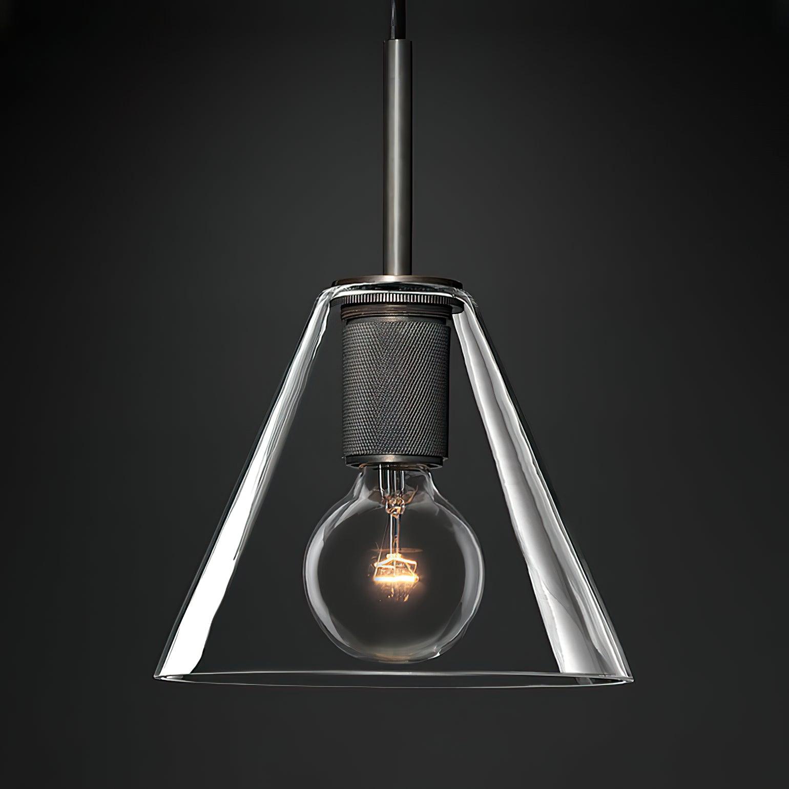 Pendant Lamp Brass Minimalist Metal Fixture for Dining or Kitchen - Neutralighting