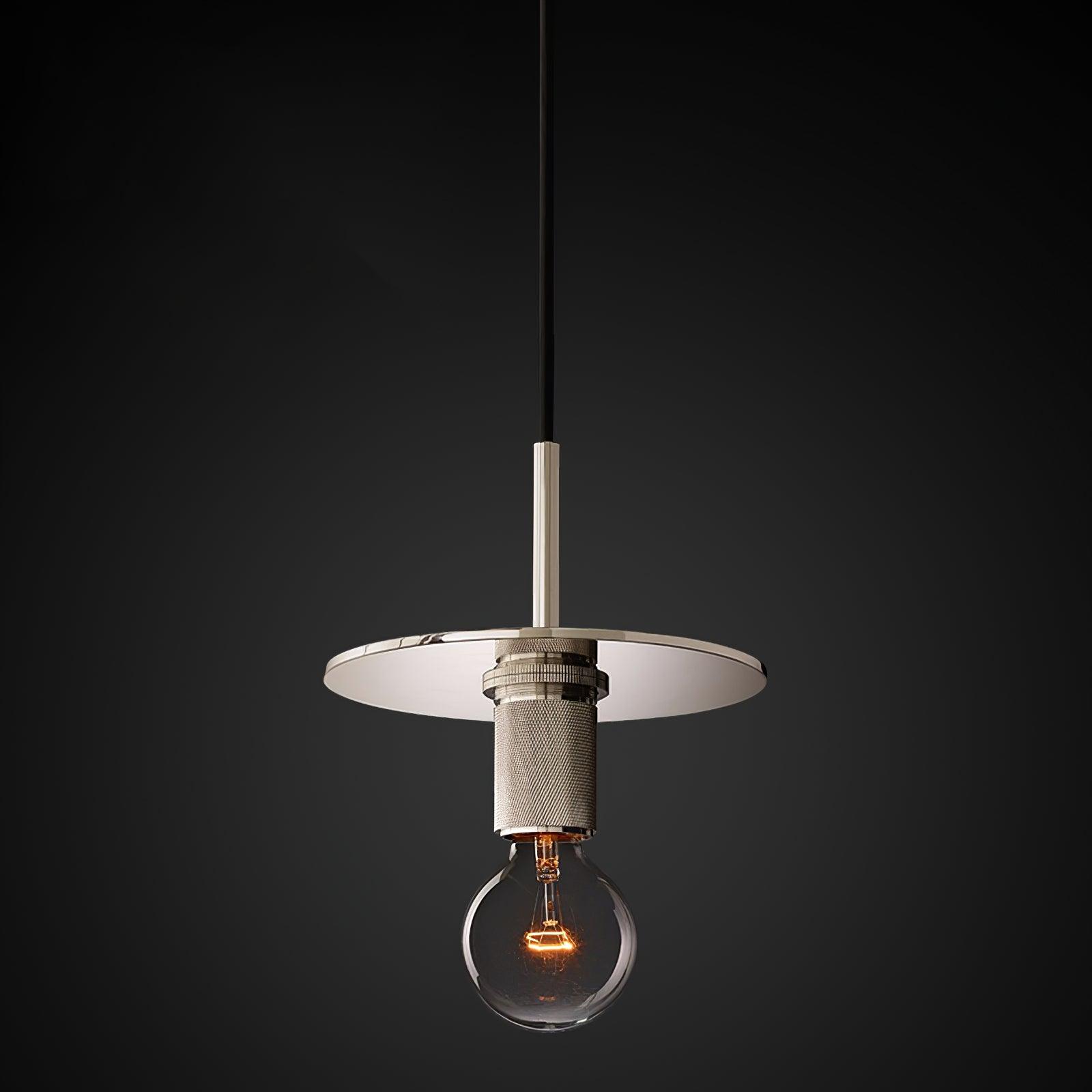 Pendant Lamp Brass Minimalist Metal Fixture for Dining or Kitchen - Neutralighting