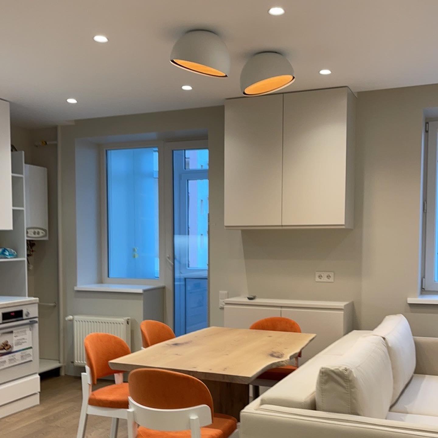 Ceiling Lamp Dome Wood Interior Warm - Neutralighting