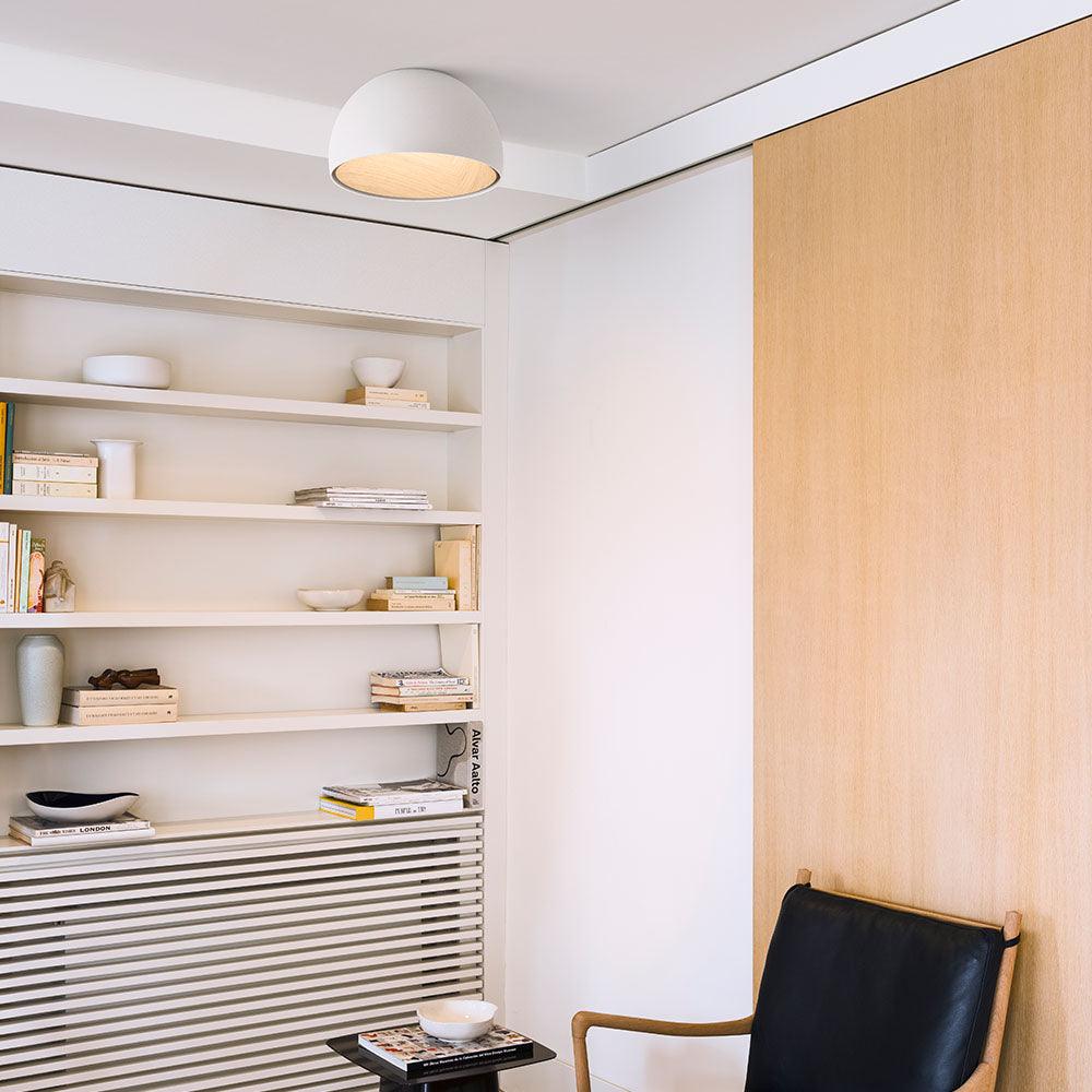 Ceiling Lamp Dome Wood Interior Warm - Neutralighting