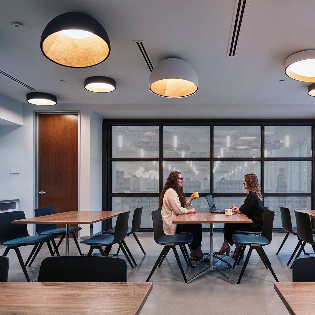 Ceiling Lamp Dome Wood Interior Warm - Neutralighting