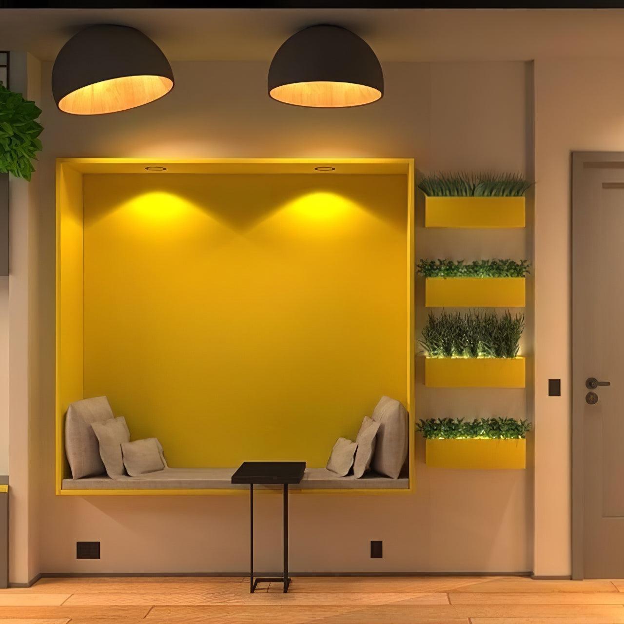 Ceiling Lamp Dome Wood Interior Warm - Neutralighting