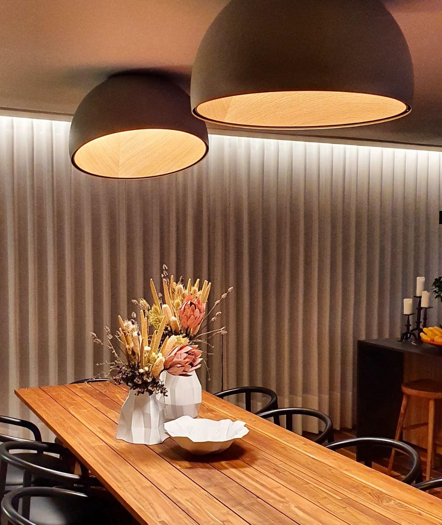 Ceiling Lamp Dome Wood Interior Warm - Neutralighting