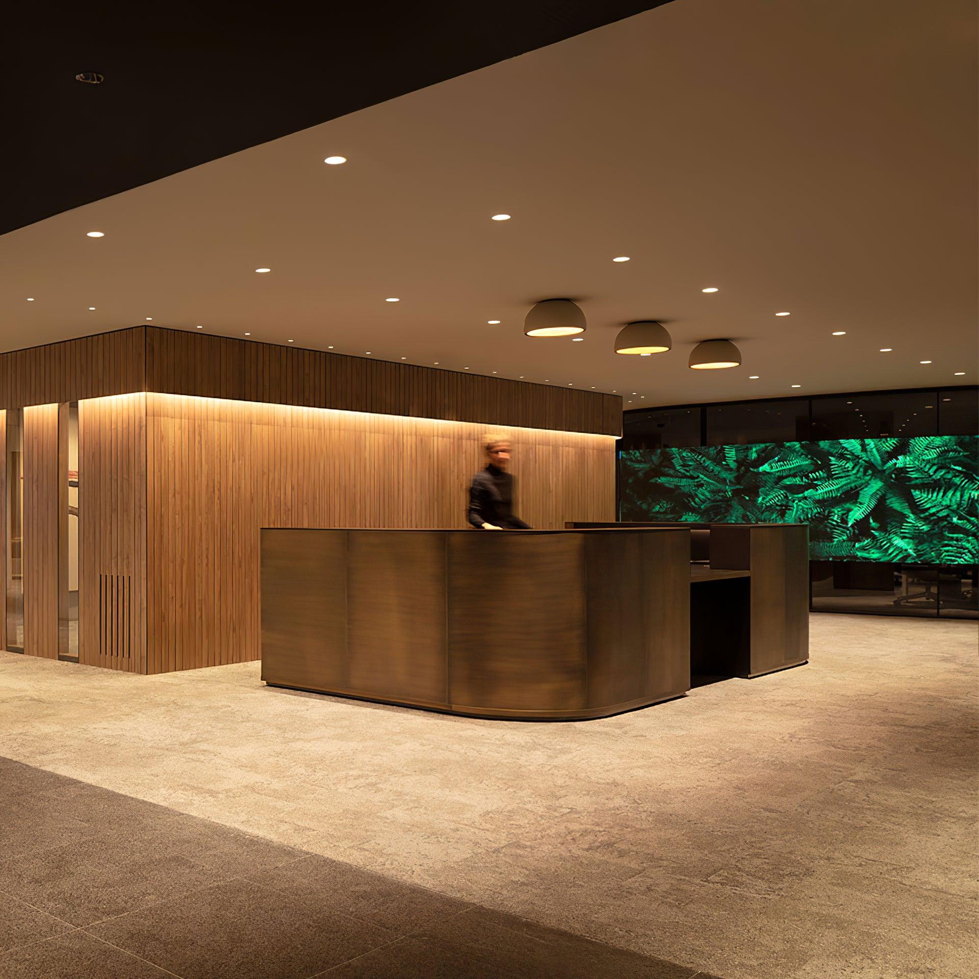 Ceiling Lamp Dome Wood Interior Warm - Neutralighting