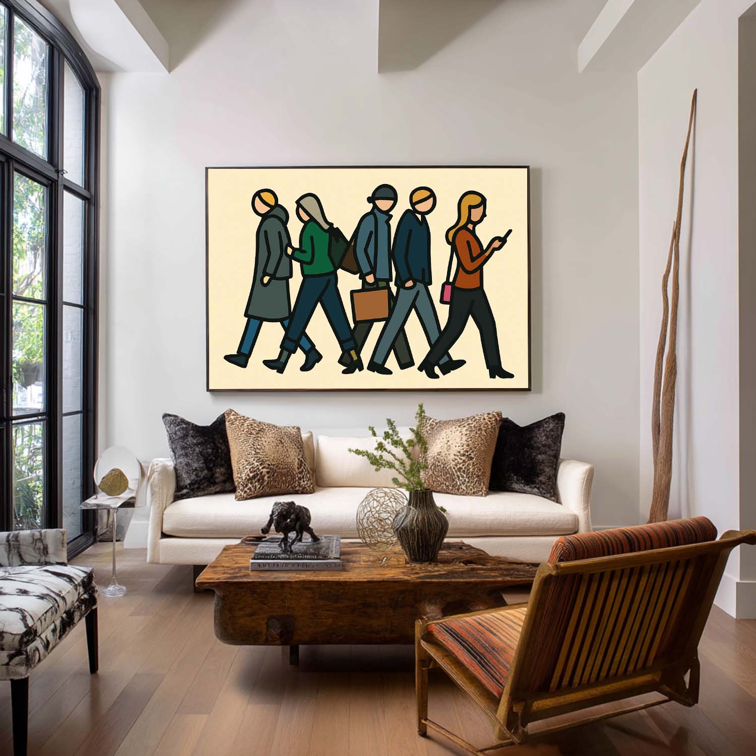 Modern Abstract Painting ABAH193 - Neutralighting