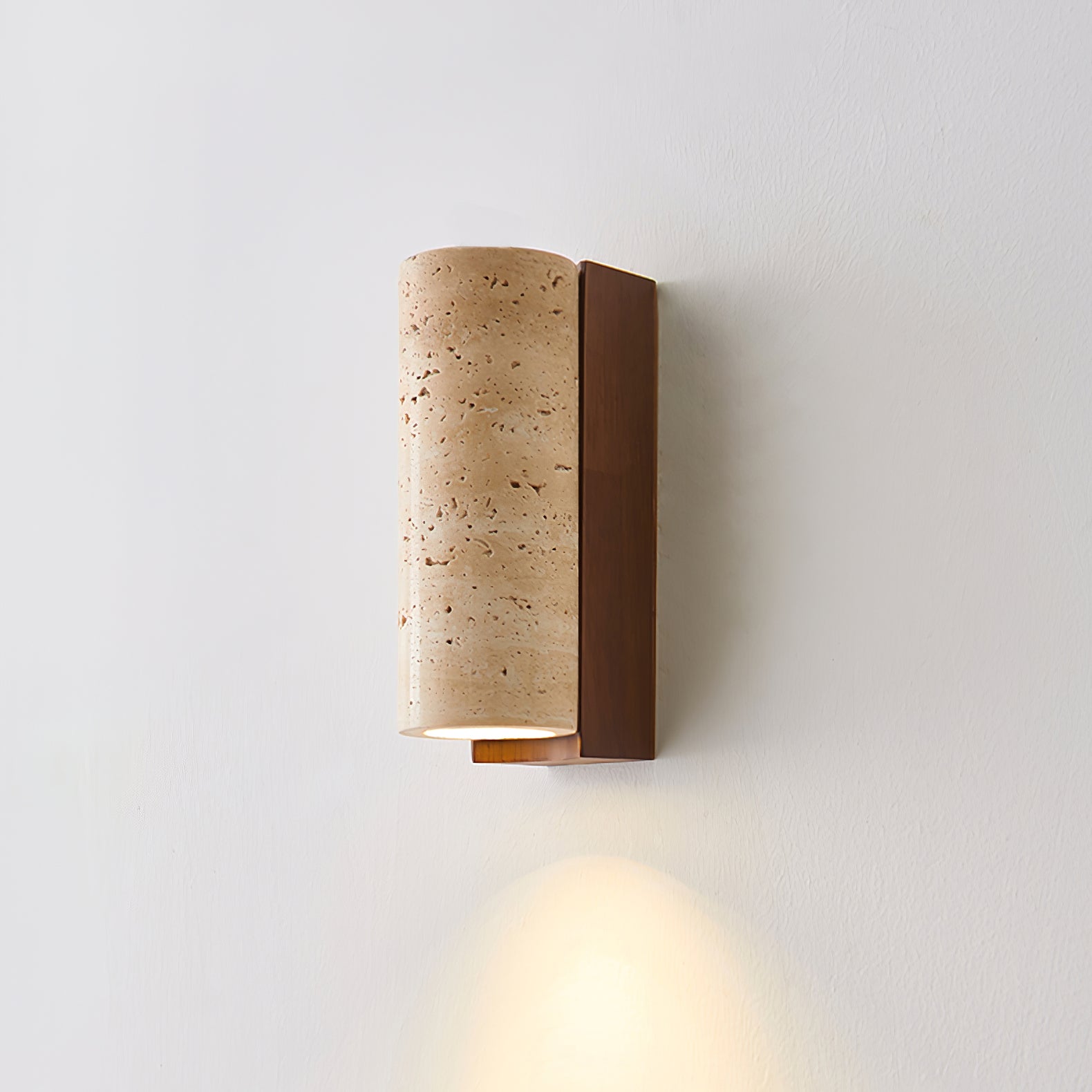 Ritta Natural Travertine Wall Lamp - Neutralighting