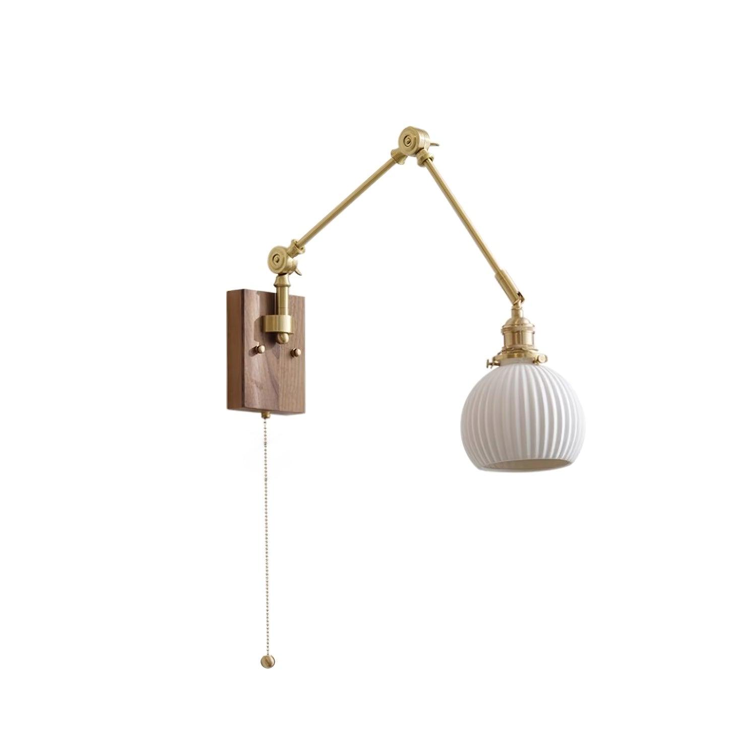 Brione Vintage Adjustable Swing Arm Wall Lamp - Neutralighting