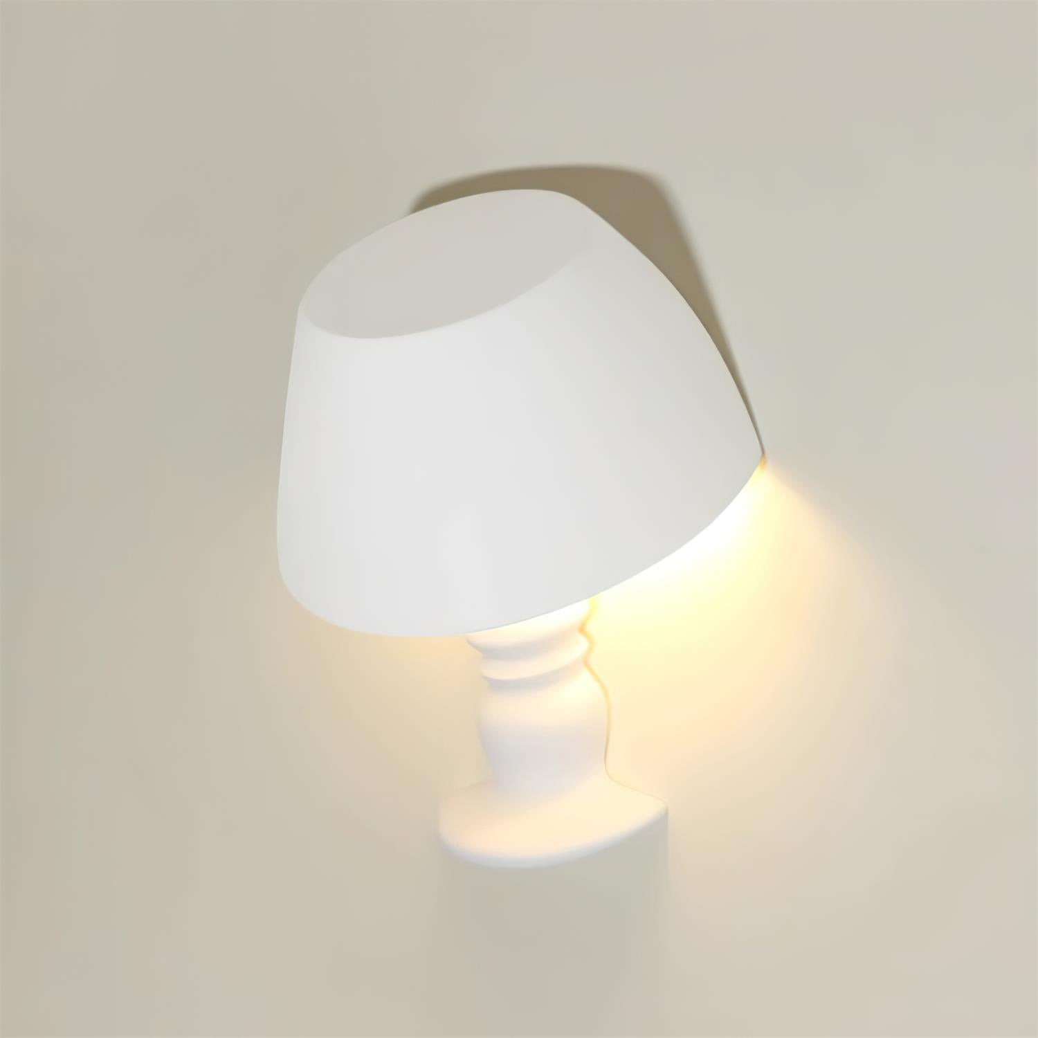 Wall Light Sculptural Plaster Form Uplighting Ambient Minimalist - Neutralighting