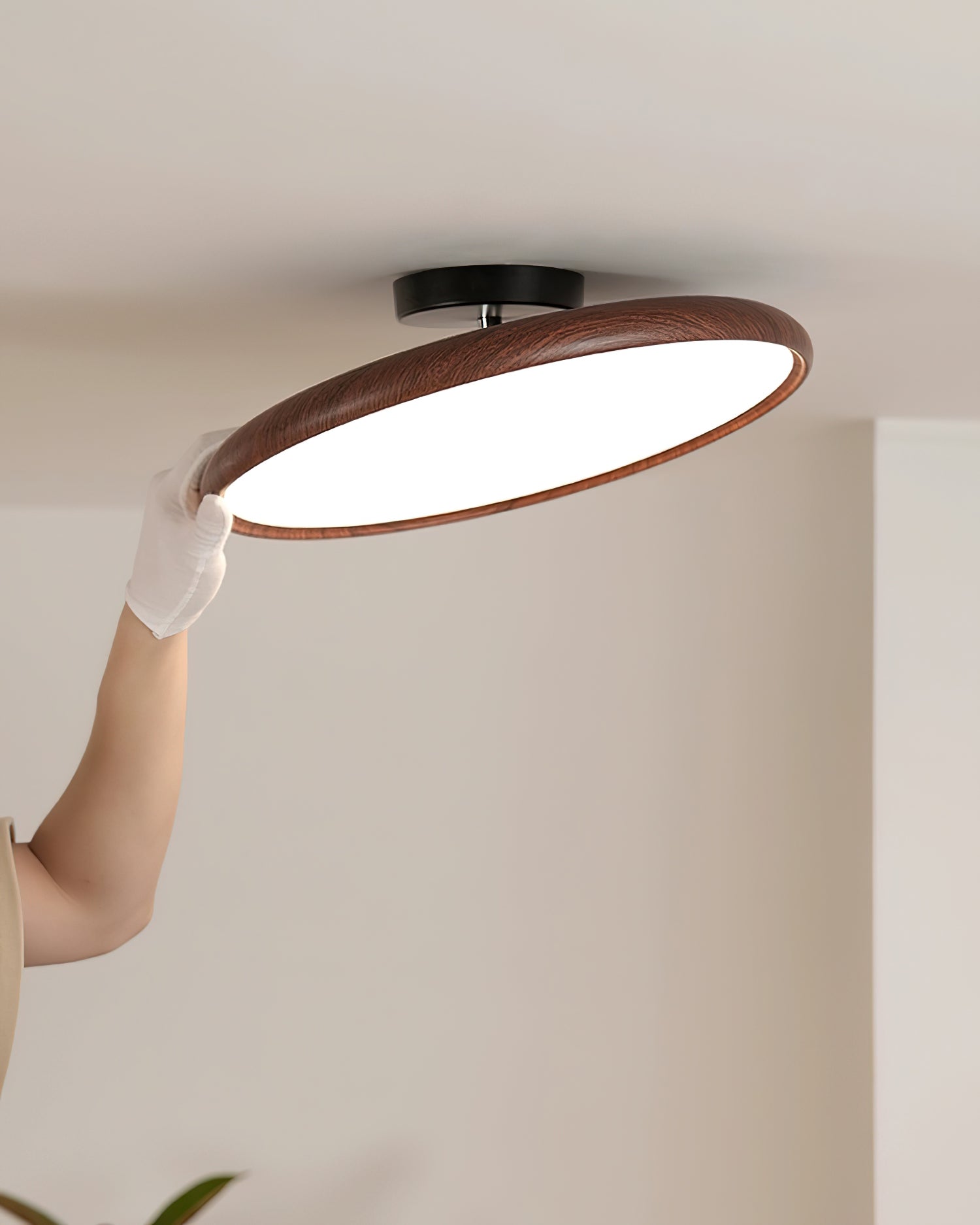 Cavelo Oval Semi-Flush Ceiling Light - Neutralighting