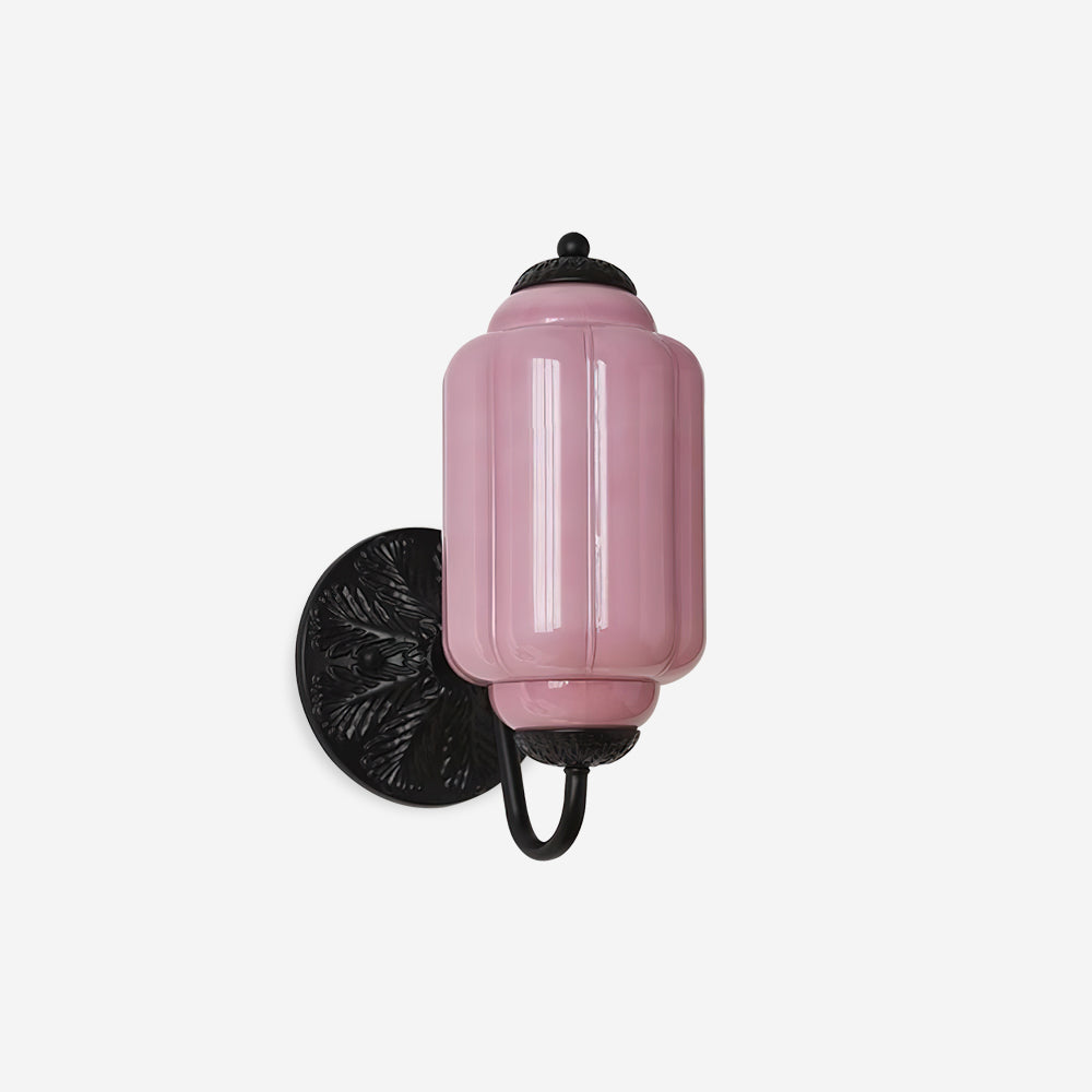 Melvane Vintage Pink Glass Wall Sconce - Neutralighting