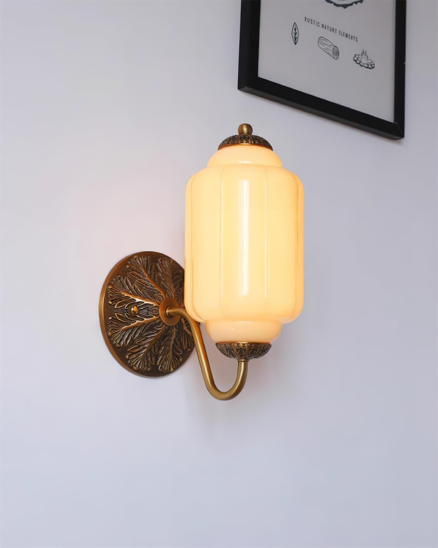 Melvane Vintage Pink Glass Wall Sconce - Neutralighting