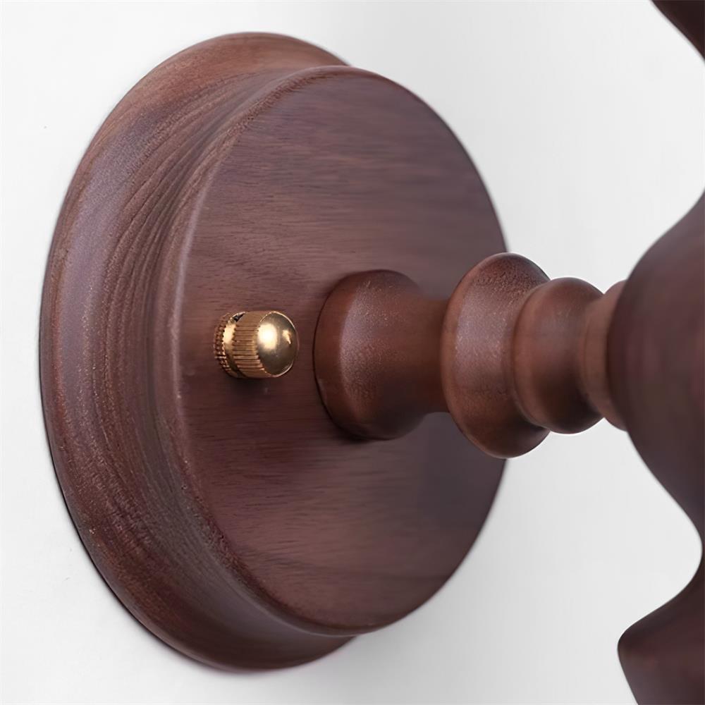 Wall Lamp Modern Vintage Wood Body Multiple Wood Finishes - Neutralighting