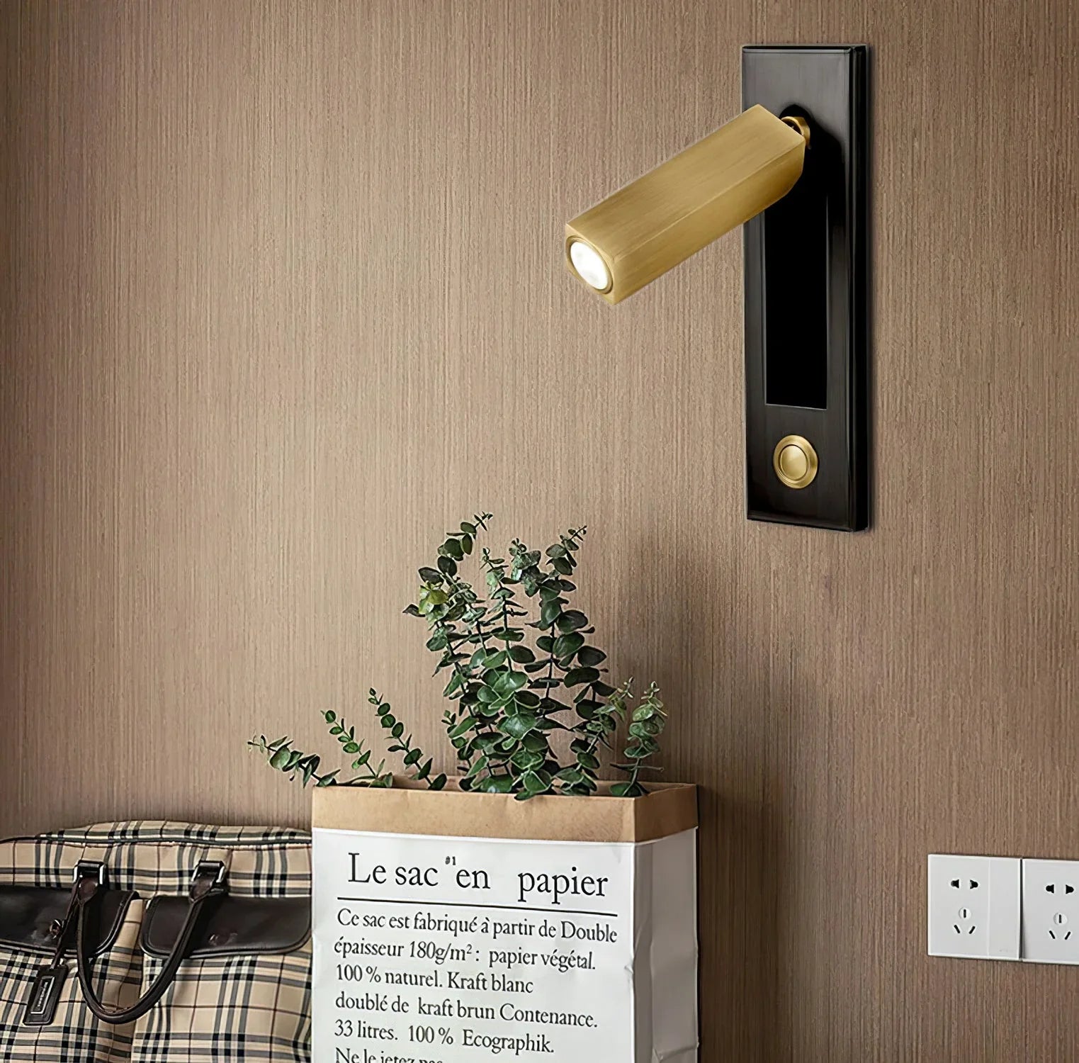 Arisha Modern Rotatable Bedside Sconce, Cylindrical/Square - Neutralighting