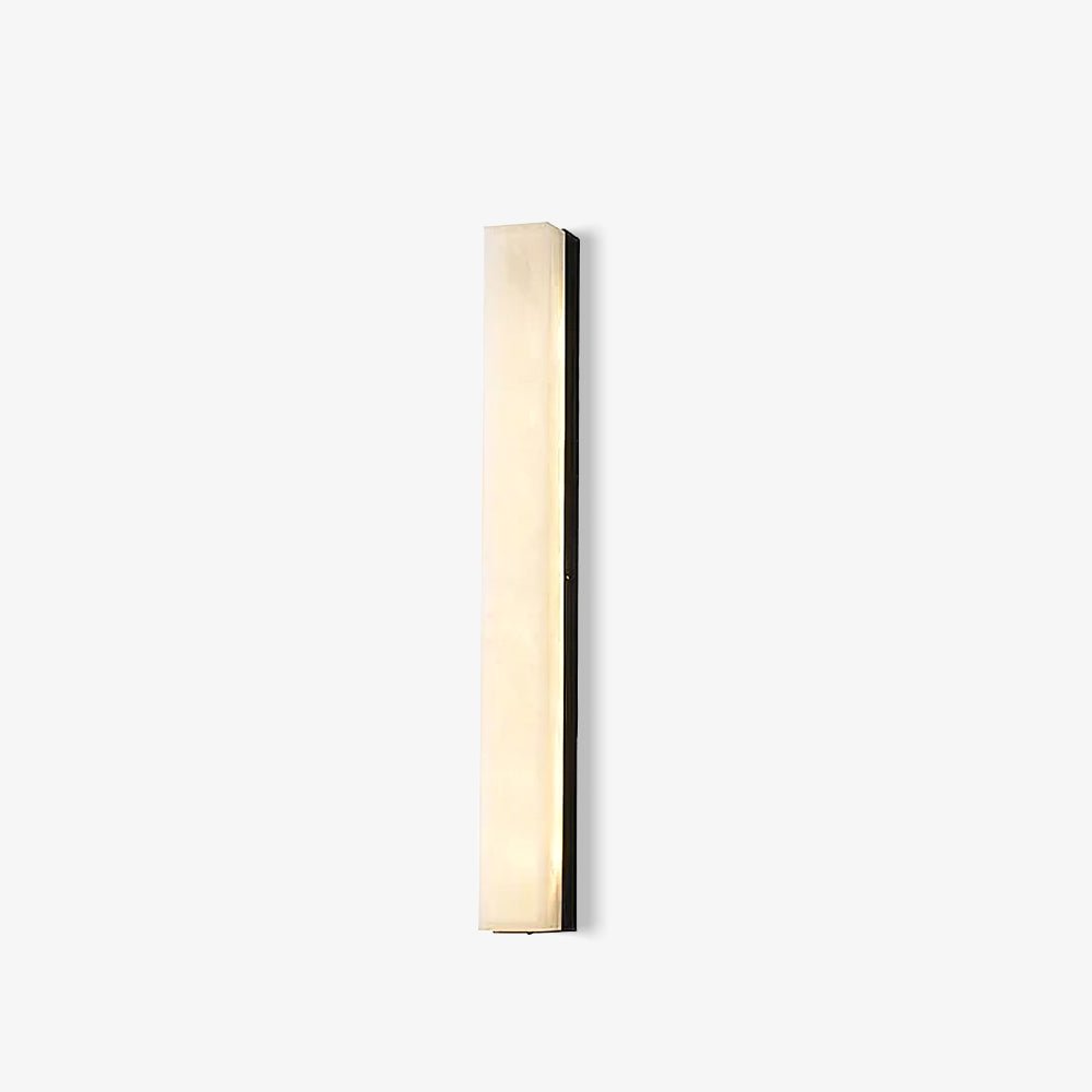 Isen Linear Brass Alabaster Wall Lamp