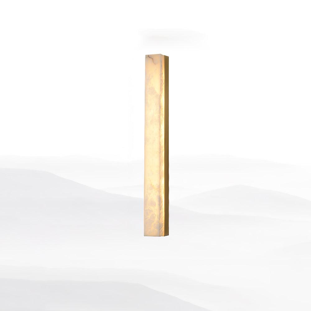 Isen Linear Brass Alabaster Wall Lamp - Neutralighting