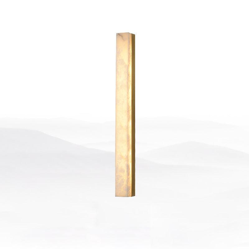 Isen Linear Brass Alabaster Wall Lamp - Neutralighting