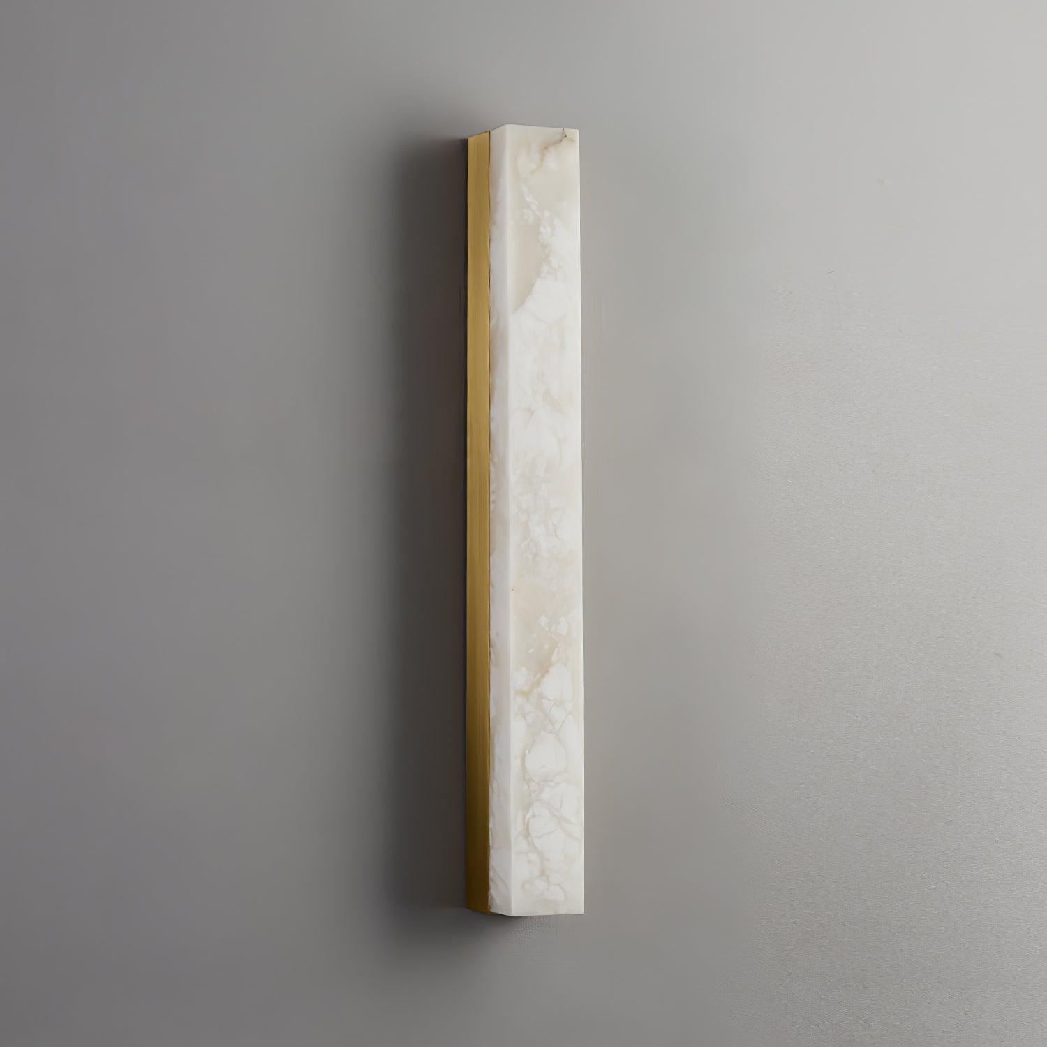 Isen Linear Brass Alabaster Wall Lamp - Neutralighting